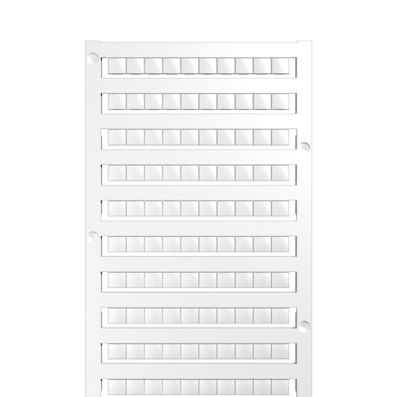 Dekafix Terminal Marker 5 x 6mm Blank White (Pack of 1000) - DEK 5/6 MC NE WS — Weidmuller