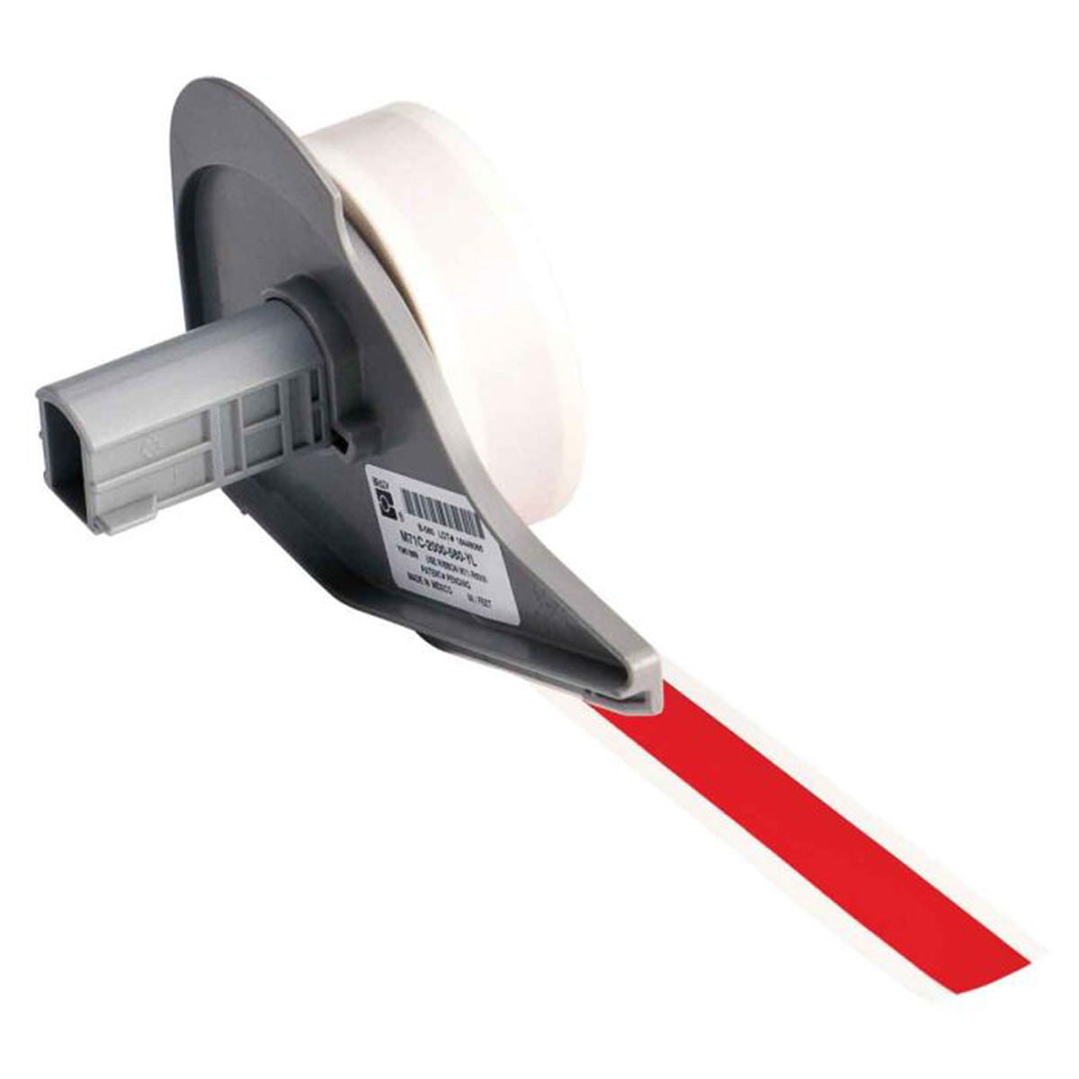 ALL WEATHER PERMANENT ADHESIVE VINYL LABEL TAPE FOR M7 PRINTERS - 12.70 MM (W) X 15.24 M (L), RED | M7C-500-595-RD — Brady