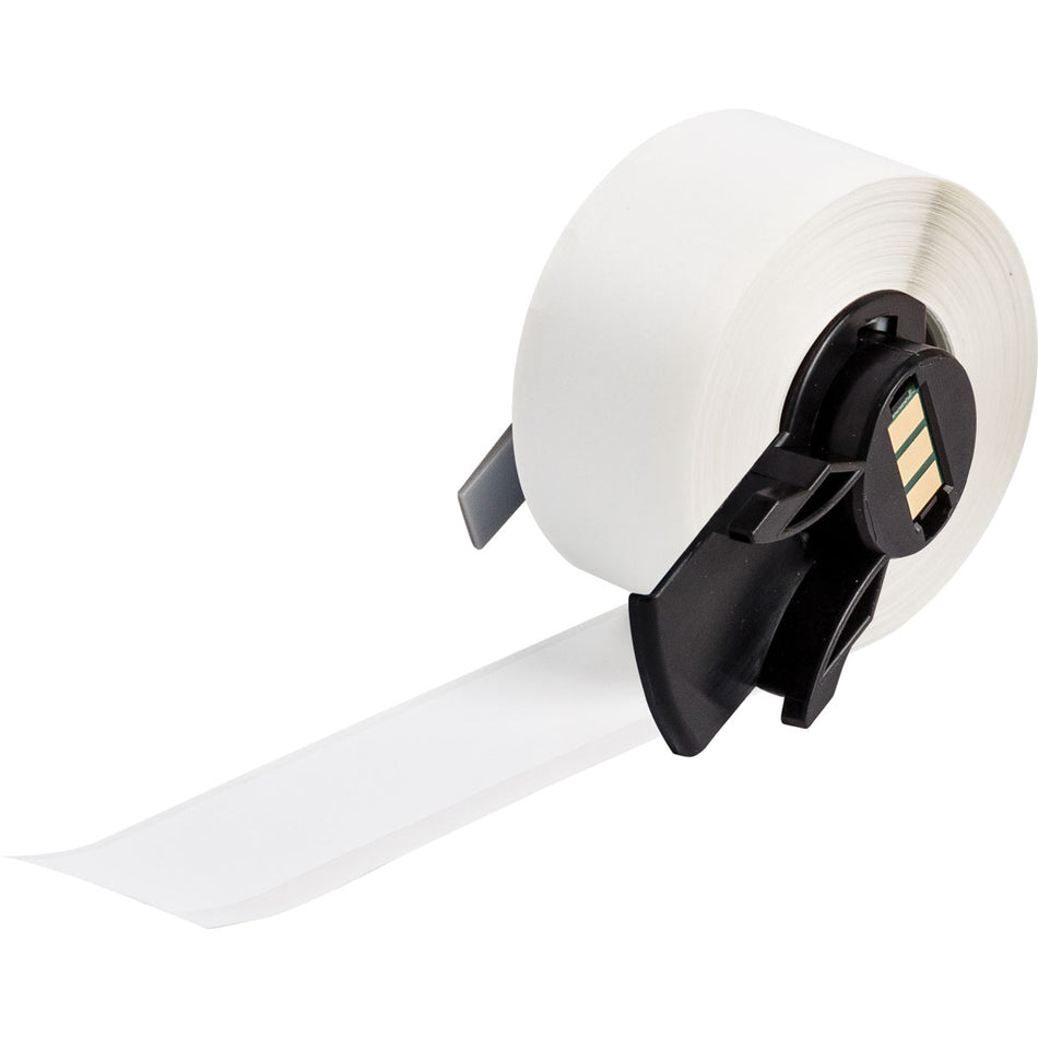 "B-439 General Identification Vinyl Labels, 	25.4mm x 15M, White | M6C-1000-439" — Brady