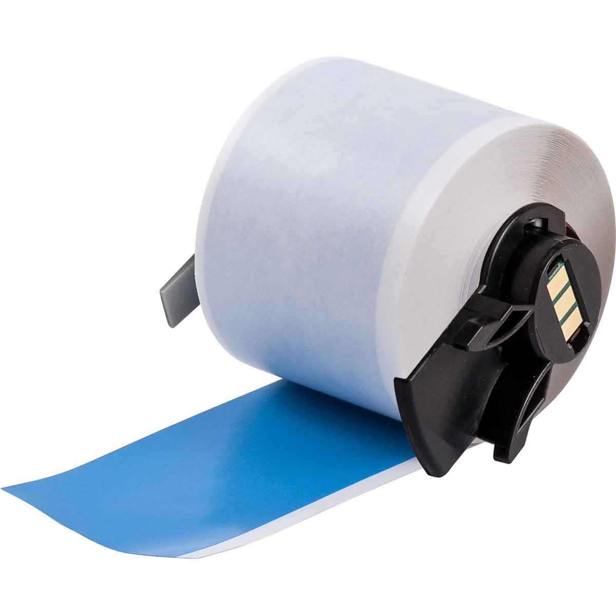 BMP71 BMP61 M611 TLS 2200 B-439 Vinyl Labels, 48.26W x 15.24m L, Blue | M6C-1900-439-BL — Brady