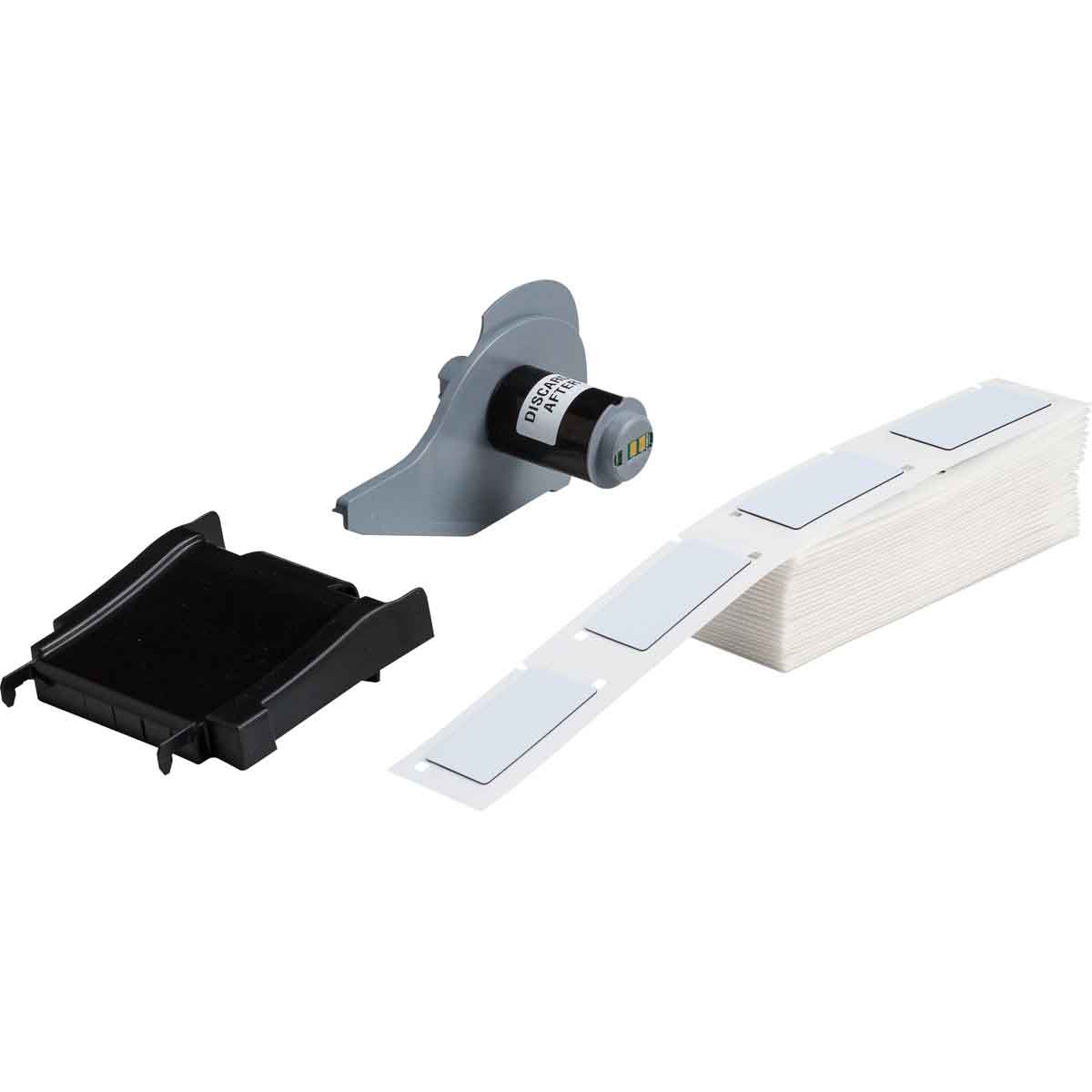 BMP71 Raised Panel Rectangular Labels, 25.4 x 50.8mm, White, 100 pcs | M7-173-593 — Brady
