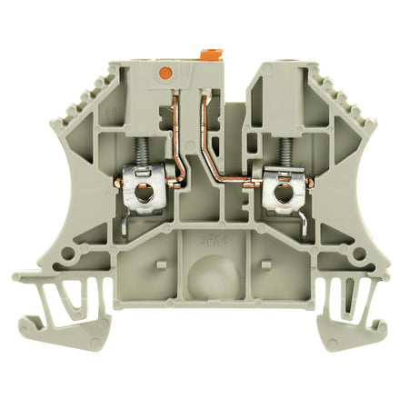 DIN Test Disconnect Terminal W-Series Screw Connection 2.5mm Beige - WTR 2.5 STB2.3 — Weidmuller