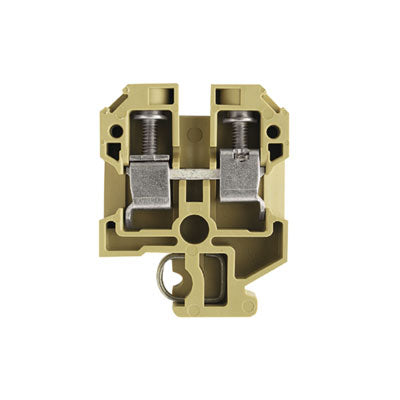 DIN Terminal SAK-Series Screw Connection 6mm Beige to suit TS32 Din Rail - SAK 6N — Weidmuller