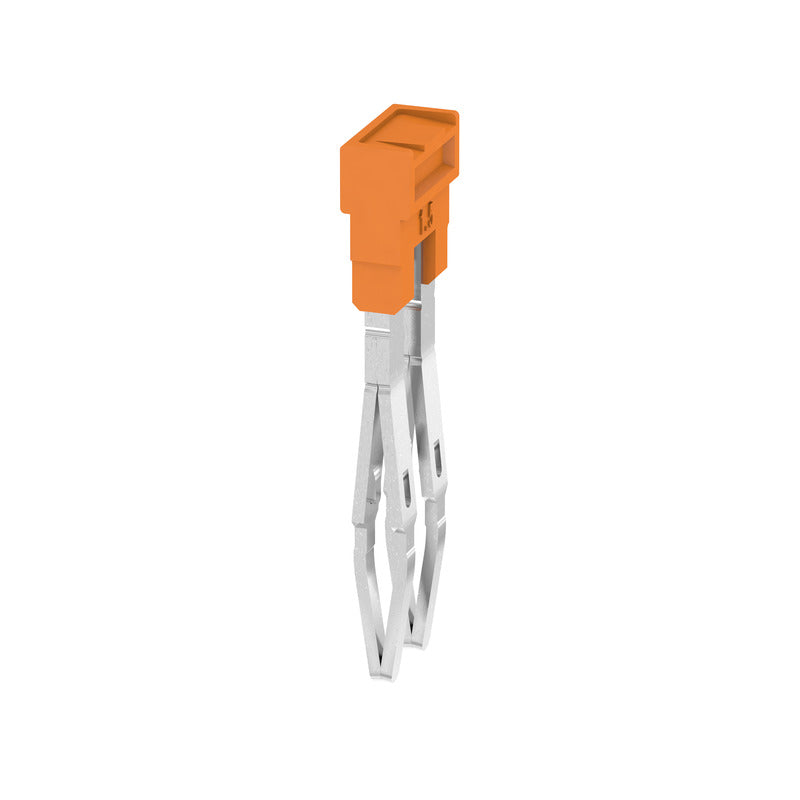 Cross Connector to suit 1.5mm A-Series Terminals, 2 Way, Orange - ZQV 1.5N/2 — Weidmuller