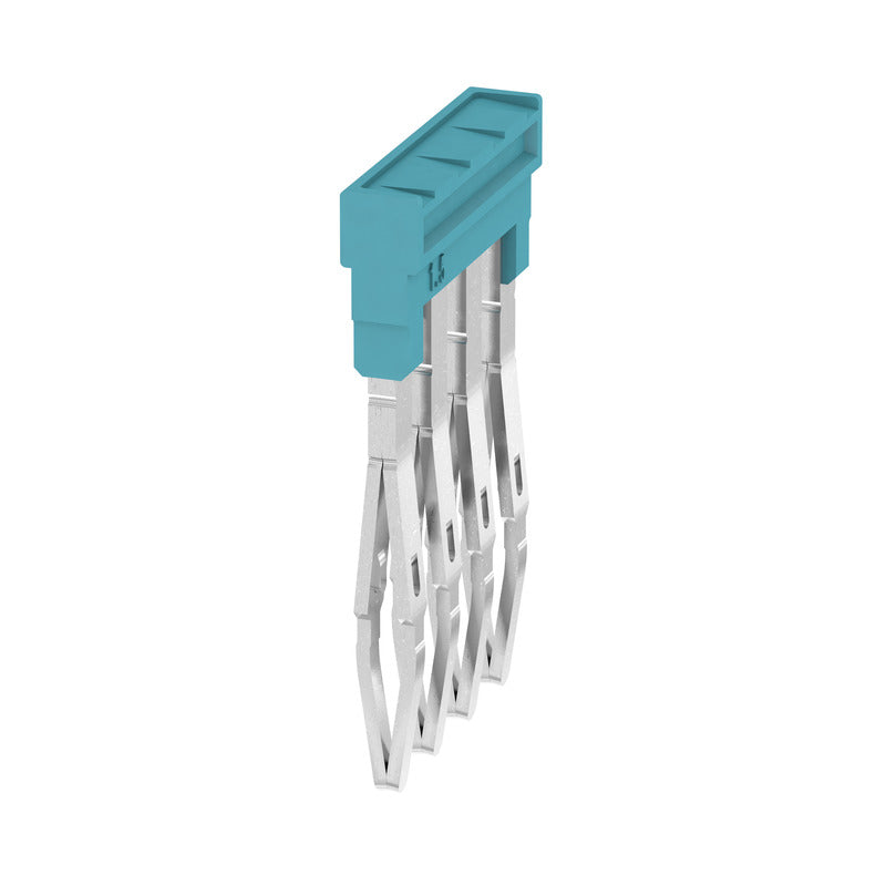 Cross Connector to suit 1.5mm A-Series Terminals, 4 Way, Blue - ZQV 1.5N/4 BL — Weidmuller