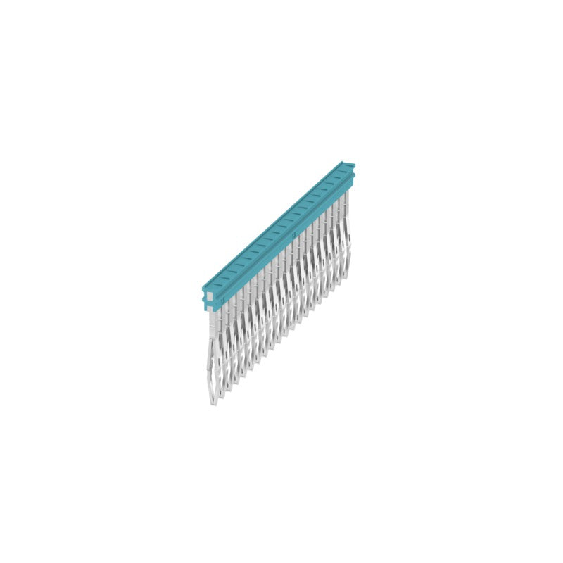 Cross Connector to suit 1.5mm A-Series Terminals, 20 Way, Blue - ZQV 1.5N/20 BL — Weidmuller