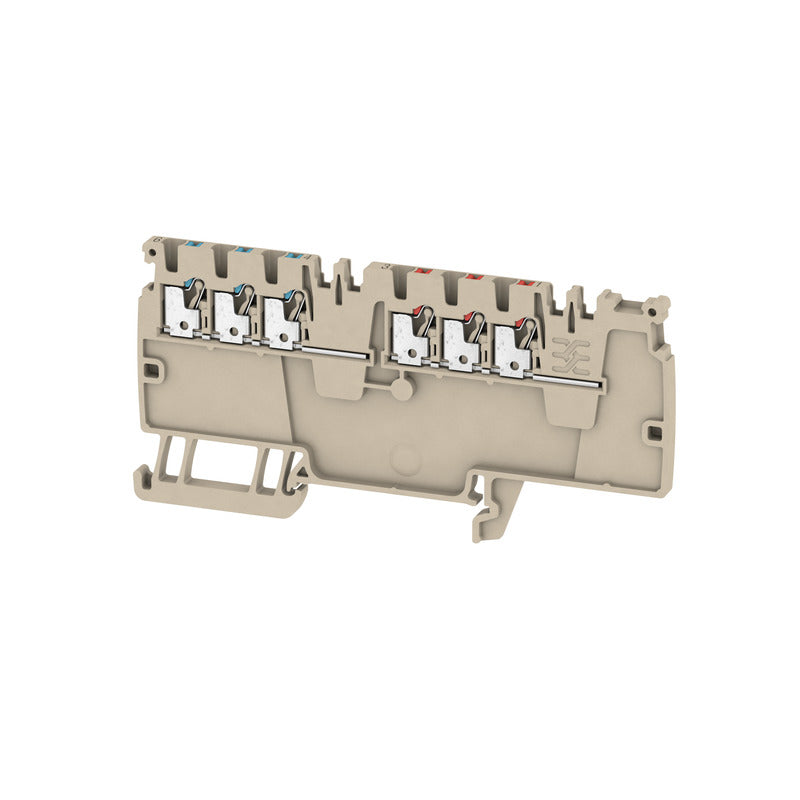 AAP13 1.5 LI-LI Modular distribution terminals, PUSH IN, 1.5 mm, 250 V, 16 A, Dark Beige — Weidmuller