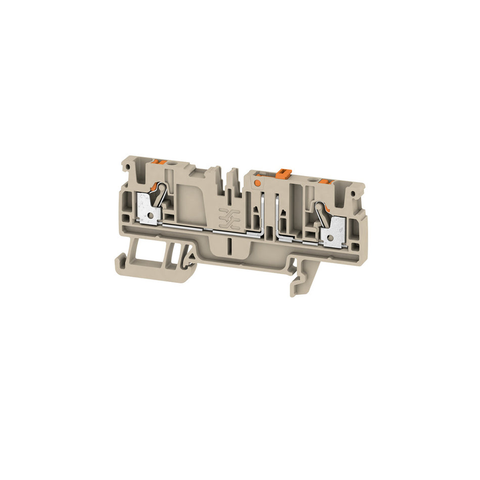 DIN Test Disconnect Terminal A-Series Push-in 2 Contact, 2.5mm - ADT 2.5 2C — Weidmuller