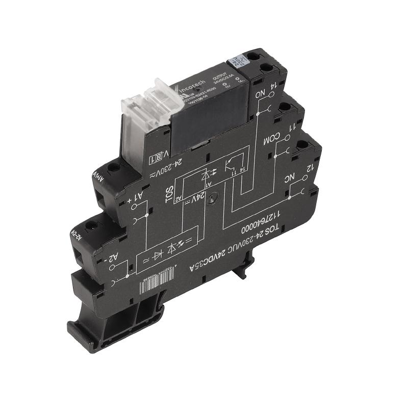 Relay Termseries Solid State 24-230VUC Control 3-33VDC Switching 5A 1NO, Screw Connection — Weidmuller