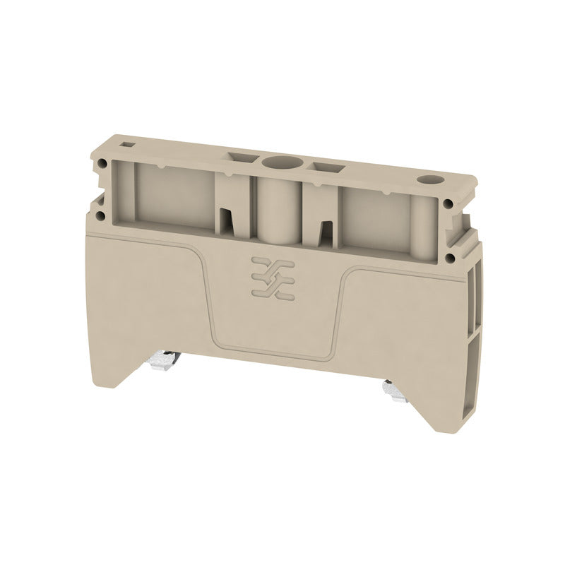 Beige End Bracket to suit A-Series Terminals - AEB 35 SC/1 — Weidmuller