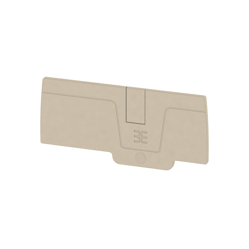 Beige End Plate to suit A-Series 6mm Terminals - AEP 2C 6 — Weidmuller
