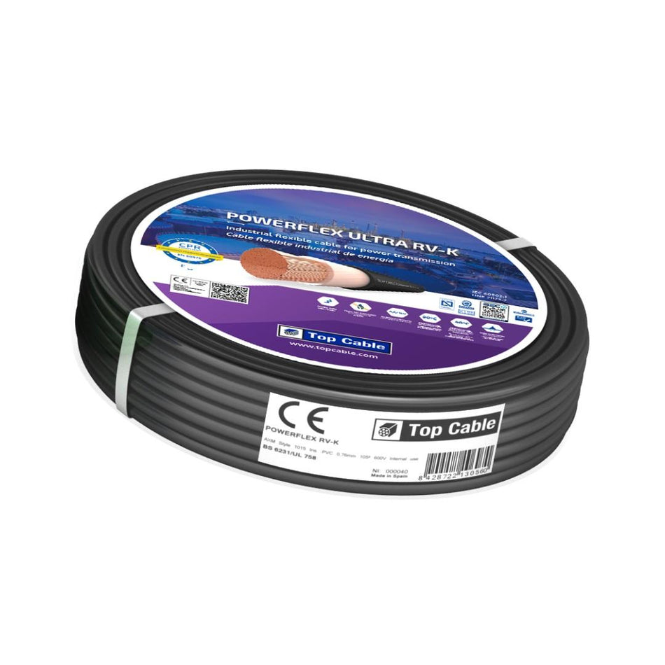POWERFLEX RV-K SUBMERSIBLE CABLE 2C2.5 100M ROLL — Power Flex