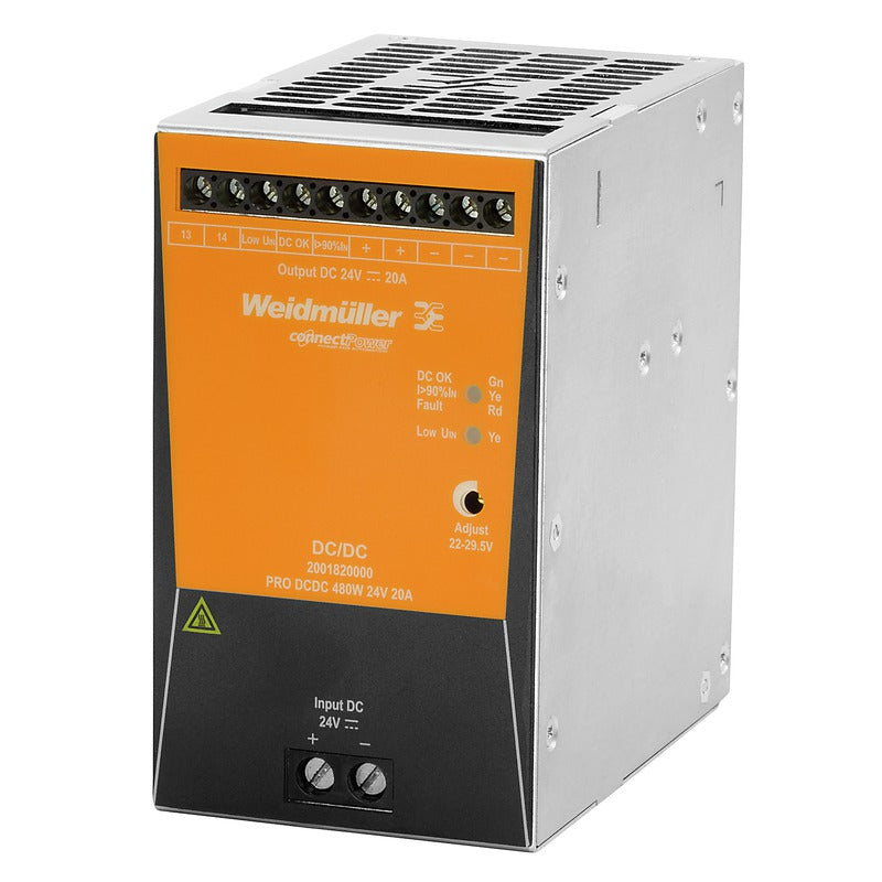 DC/DC Converter 480W 24V 20A | PRO DCDC — Weidmuller