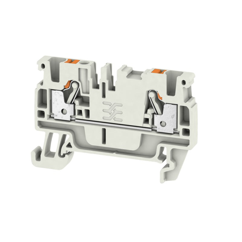 DIN Terminal A-Series Push-in 2.5mm Light Grey - A2C 2.5 LTGY — Weidmuller