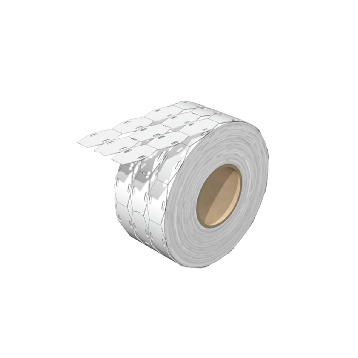 SlimFix, Conductor and cable markers, 7 -, 26 x 15 mm, white  SFX 9/24 (1000) MM WS (Pack of 1000) — Weidmuller