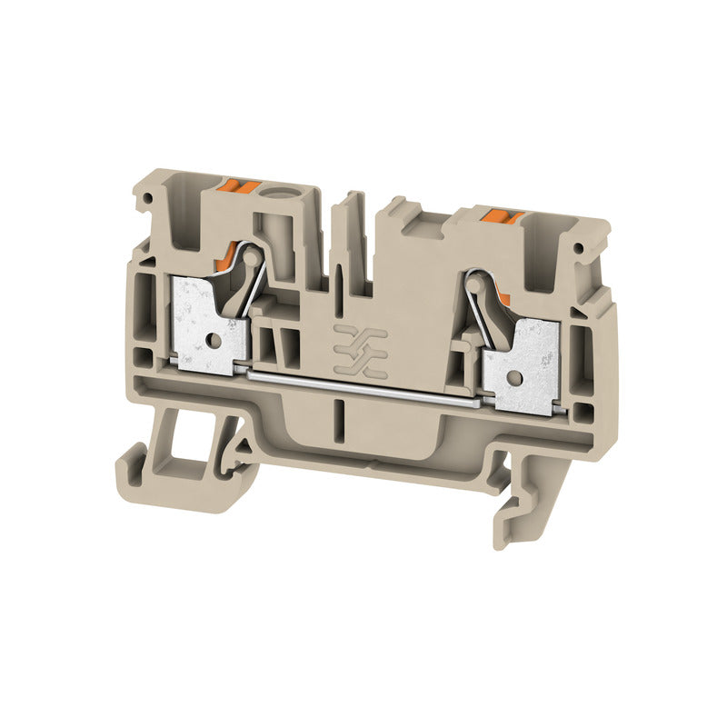 DIN Terminal A-Series Push-in 4mm Beige - A2C 4 — Weidmuller