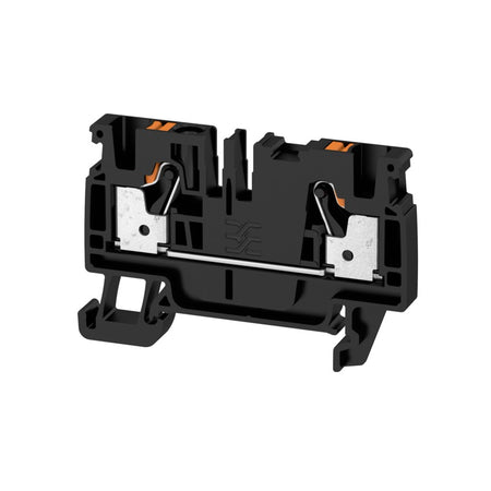 DIN Terminal A-Series Push-in 4mm Black - A2C 4 BK — Weidmuller