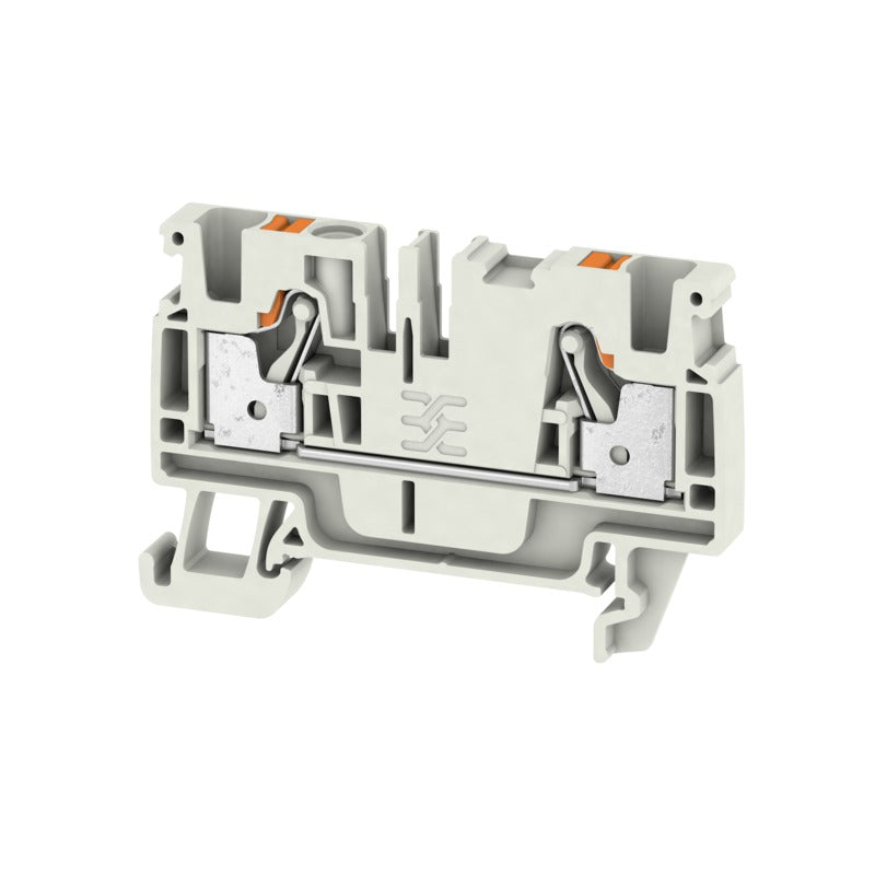 DIN Terminal A-Series Push-in 4mm Light Grey - A2C 4 LTGY — Weidmuller