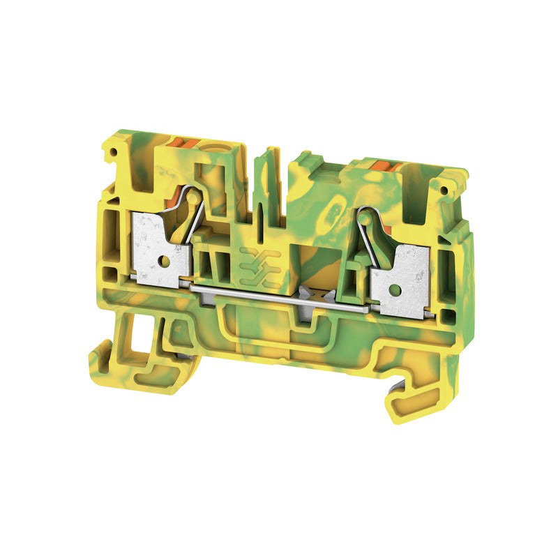 DIN Terminal A-Series Push-in 4mm Earth - A2C 4 PE — Weidmuller