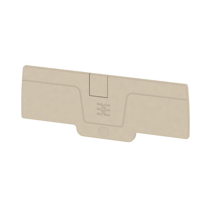 Beige End Plate to suit A-Series 4C 4mm Terminals - AEP 4C 4 (Pack of 20) — Weidmuller