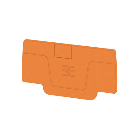 Orange End Plate to suit A-Series 2.5mm Terminals - AEP 2C 2.5 OR — Weidmuller