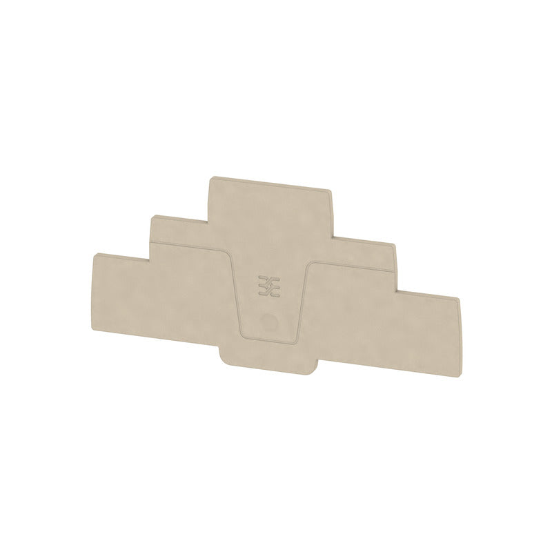 Beige End Plate to suit A-Series 3 Tier 2.5mm Terminals - AEP 3T 2.5 — Weidmuller