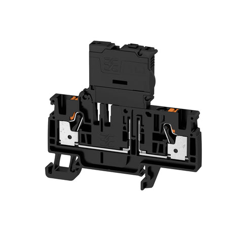 DIN Fuse Terminal A-Series Push-in 4mm with 10-36V LED - AFS 4 2C 10-36V BK — Weidmuller