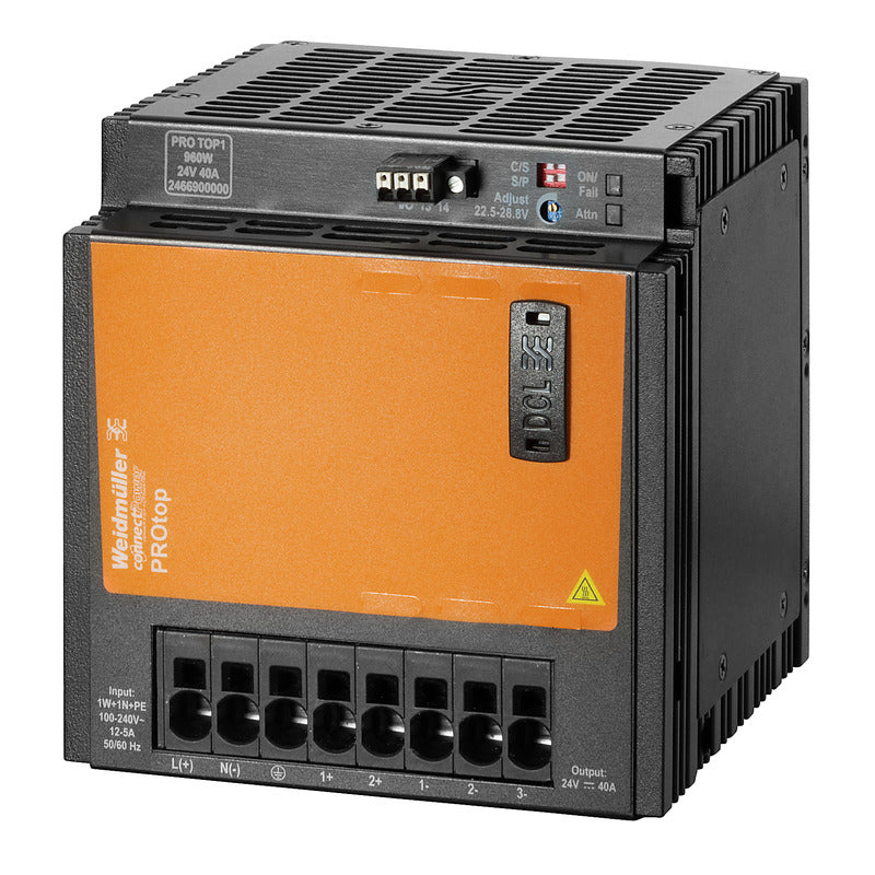 PRO TOP1 960W 48V 20A Switch-Mode Power Supply Unit with Comms Port — Weidmuller