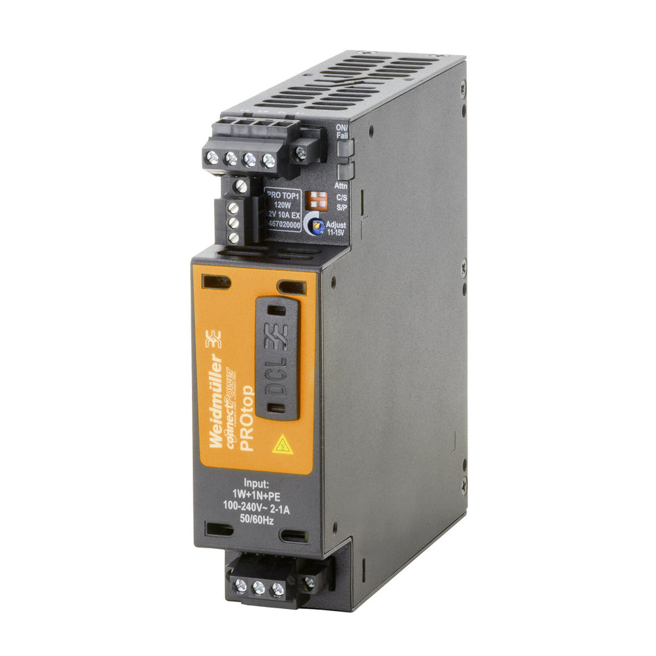 PRO TOP1 120W 12V 10A EX SWITCH-MODE POWER SUPPLY UNIT — Weidmuller