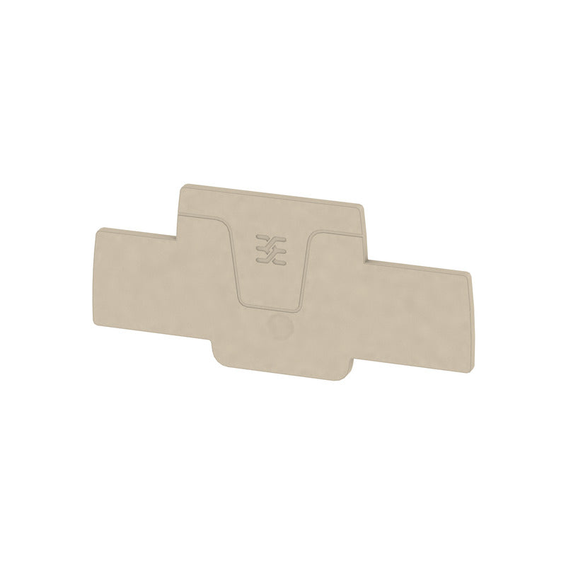 Beige End Plate to suit A-Series 2 Tier 1.5mm Terminals - AEP 2T 1.5 — Weidmuller