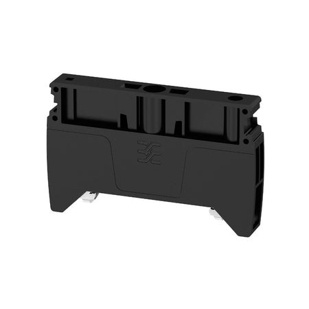 Black End Bracket to suit A-Series Terminals - AEB 35 SC/1 BK — Weidmuller