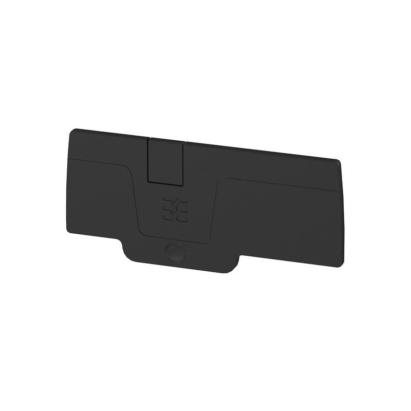 Black End Plate to suit A-Series 3 Contact 4mm Black Terminals - AEP 3C 4 BK — Weidmuller