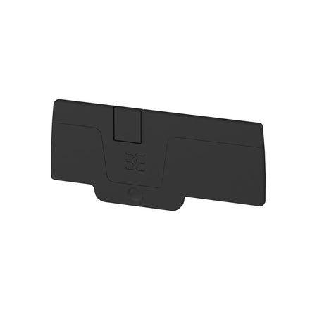 Black End Plate to suit A-Series 3 Contact 4mm Black Terminals - AEP 3C 4 BK — Weidmuller