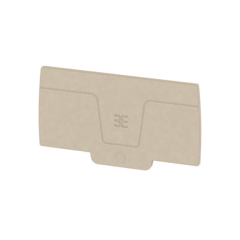 Beige End Plate to Suit A-Series 10/16mm Terminals - AEP 2C 10/16 — Weidmuller