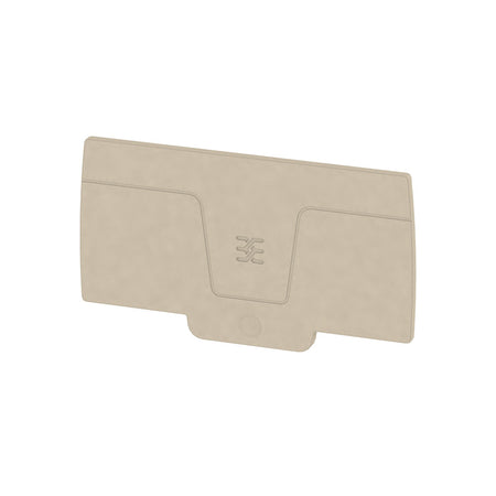 Beige End Plate to Suit A-Series 10/16mm Terminals - AEP 2C 10/16 — Weidmuller