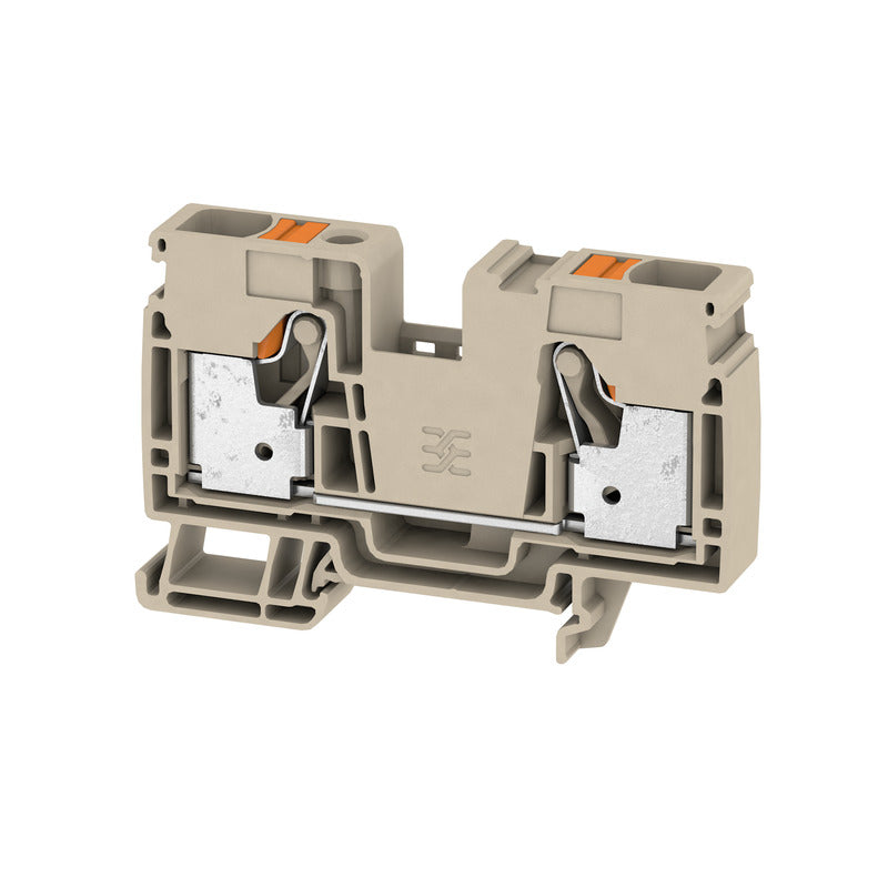 DIN Terminal A-Series Push-in 16mm Beige - A2C 16 — Weidmuller