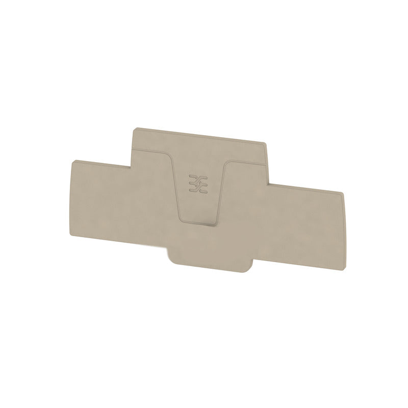 Beige End Plate to suit A-Series 2 Tier 4mm Terminals - AEP 2T 4 — Weidmuller