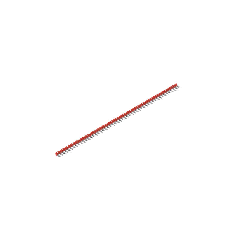 Termseries 51 Way, 6.4mm Grid, Cross Connector, Red - TCC 6.4/51 RD — Weidmuller