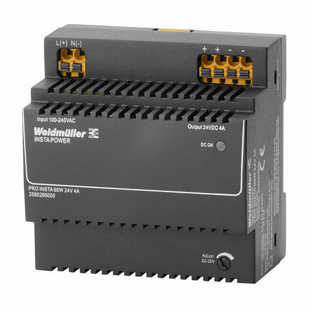 PRO INSTA 96W 24V DC 4A DIN Rail Power Supply — Weidmuller