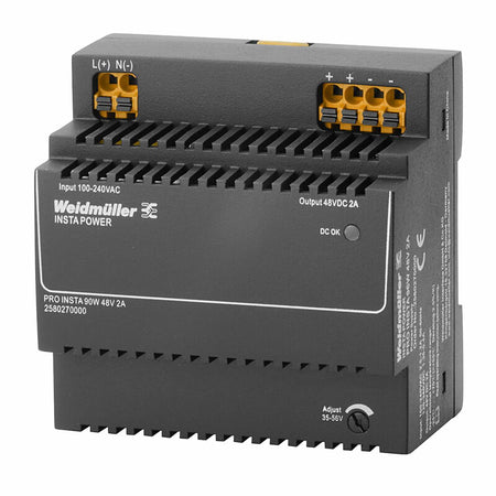PRO INSTA 96W 48V DC 2A DIN Rail Power Supply — Weidmuller