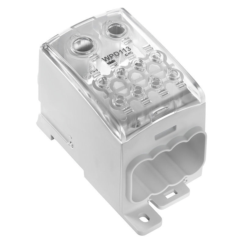 W-Series Distribution Block 353A | WPD 113 1 x 185mm, 1 x 150mm, 8 x 35mm — Weidmuller