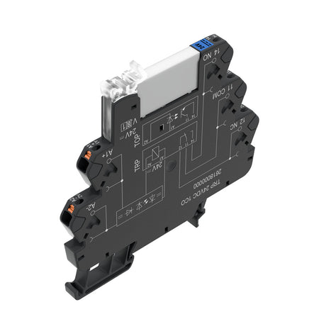Relay Termseries Slim Line 24VDC 6A 1 CO, Push In Terminals — Weidmuller