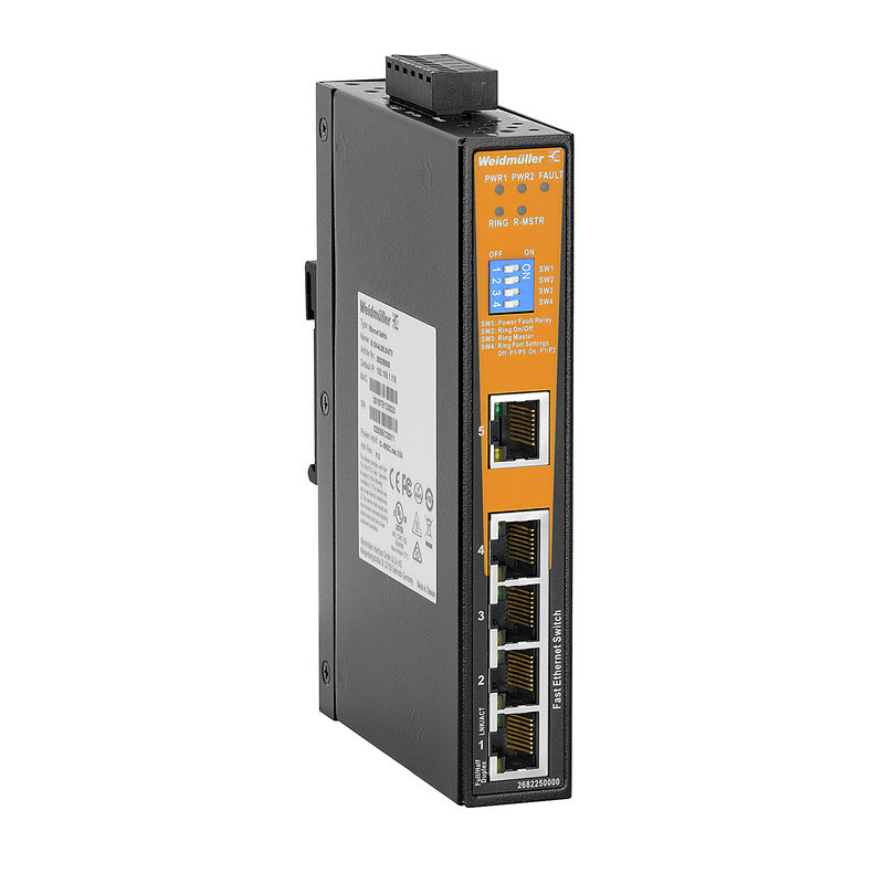 5 x RJ45 Port Managed Network Switch, Fast Ethernet - IE-SW-AL05LM-5TX — Weidmuller