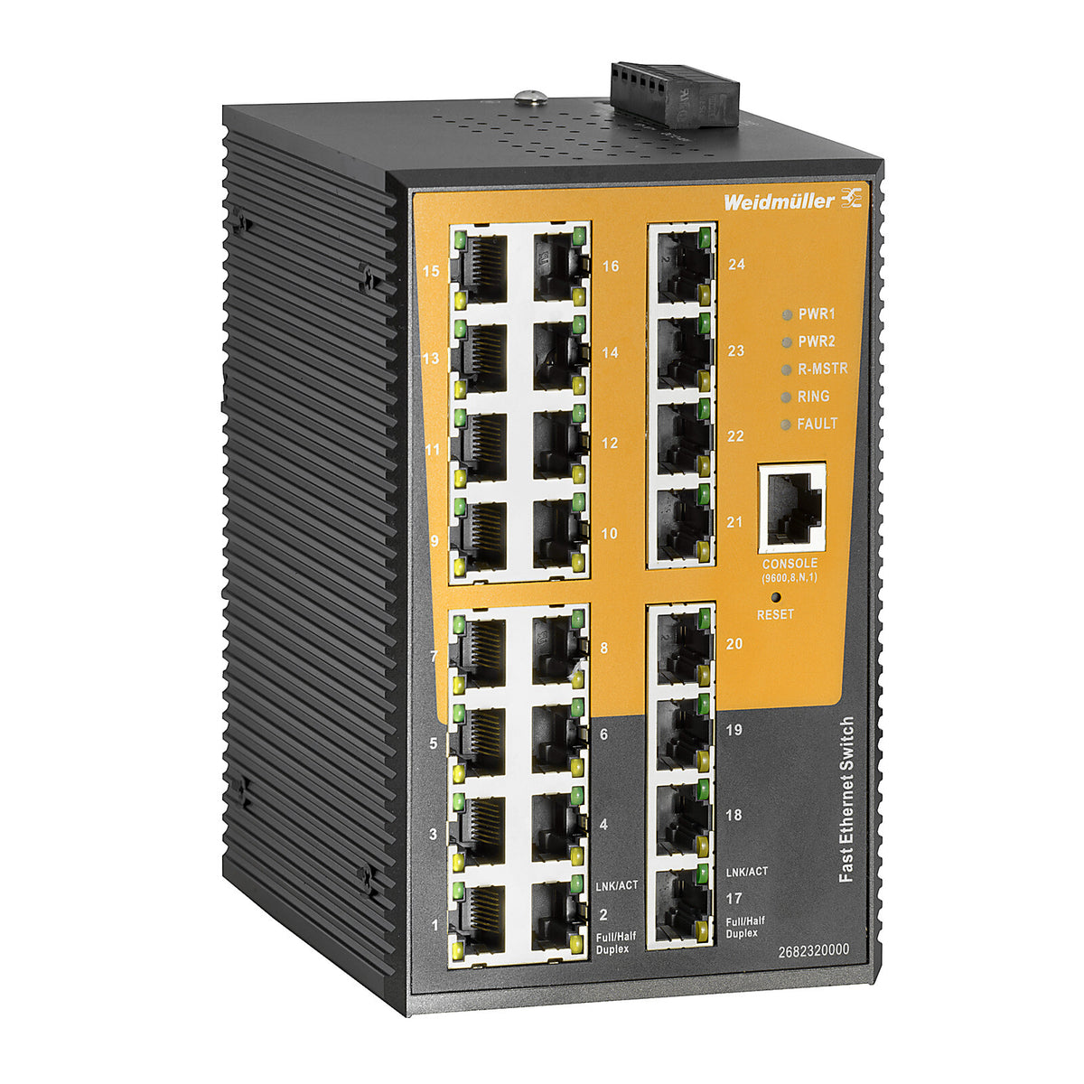 24 x RJ45 Port Managed Network Switch, Fast Ethernet - IE-SW-AL24M-24TX — Weidmuller