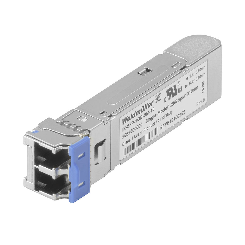 SFP Module, Gigabit Ethernet, Singlemode, Duplex, 40KM Range - IE-SFP-1GE-SM-40 — Weidmuller