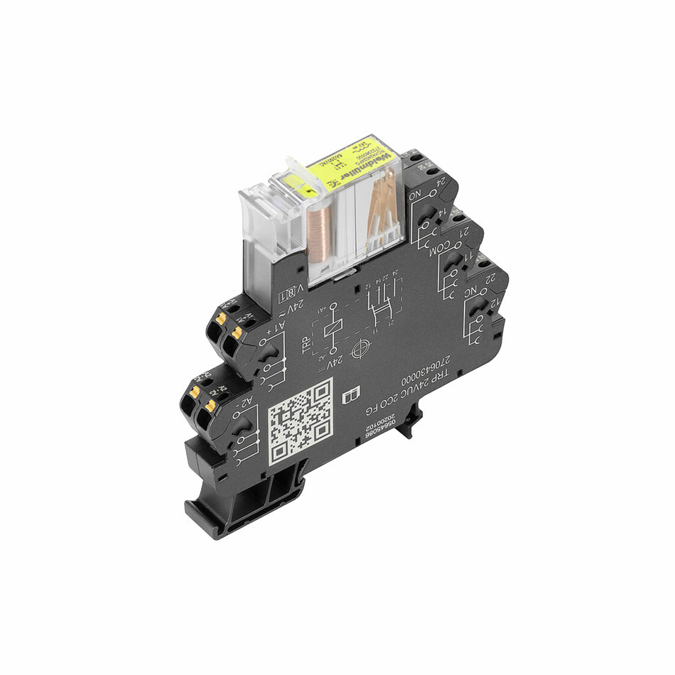 Push-in Relay Termseries 24VDC 6A 1CO | TRPL 24VDC 1CO — Weidmuller