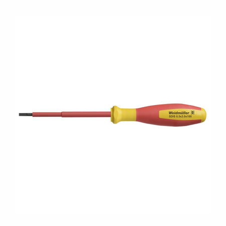 SDIS Insulated Screwdriver (0.5 x 3.0 x 100mm) — Weidmuller