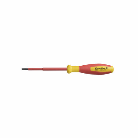 SDIS Insulated Screwdriver (0.6 x 3.5 x 100mm) — Weidmuller