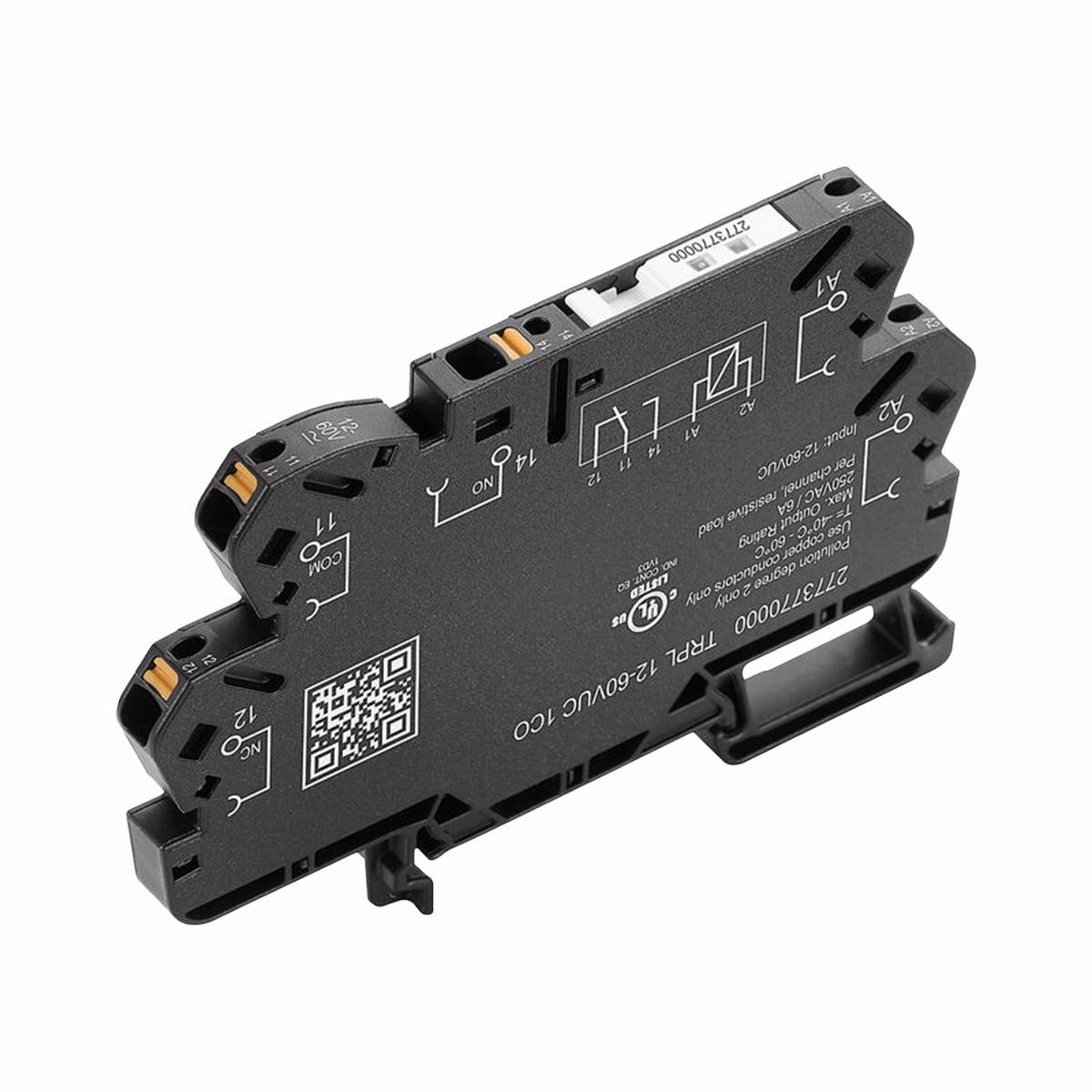 Push-in Relay Termseries 12-60VUC 6A 1CO | TRPL 12-60VUC 1CO — Weidmuller