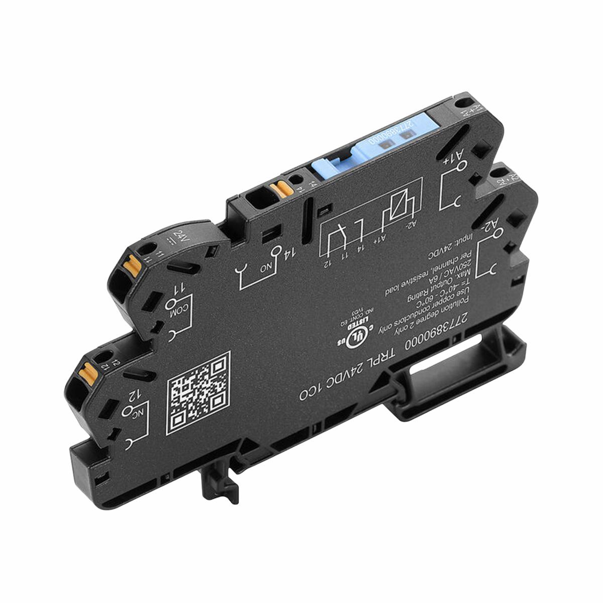 Push-in Relay Termseries 24VDC 6A 1CO | TRPL 24VDC 1CO — Weidmuller